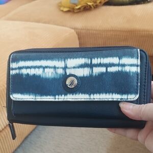 Stylish Black and Blue Wallet